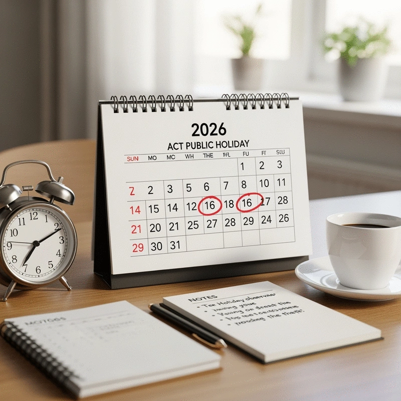 Complete 2026 ACT Public Holiday Calendar with Key Dates and Observance Tips